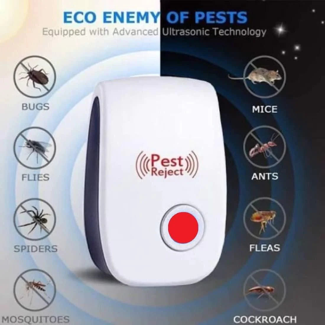 Ultrasonic Pest Repeller 🎊🔥BUY 1 GET 1 FREE TODAY🔥